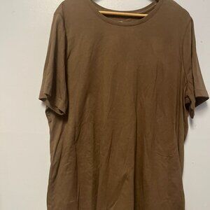 0424-01 Brown Everyday fit Tee